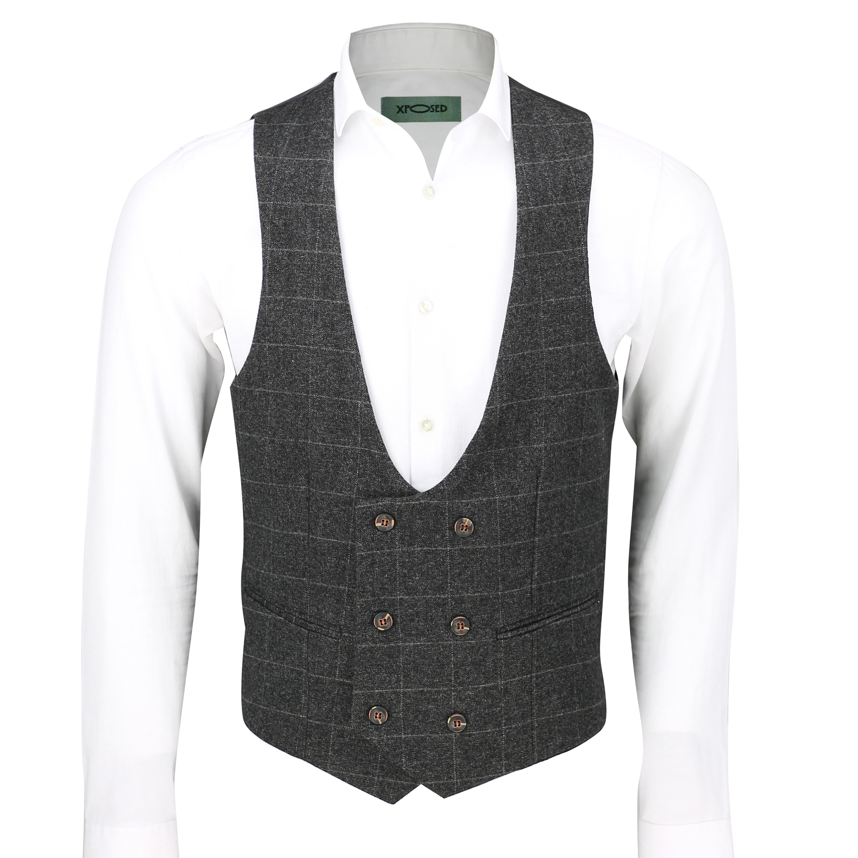 Mens low deals cut waistcoat